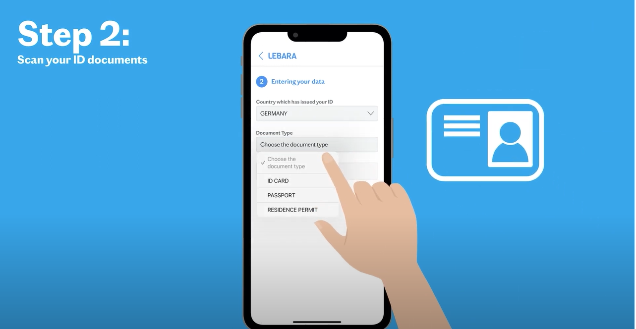 Activate and register SIM card via app Instructions Lebara